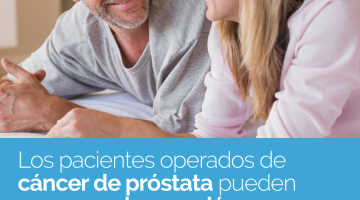 Los pacientes operados de cáncer de próstata pueden recuperar la erección
